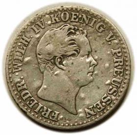 Picture 2 for: 2,5 grosza srebrnego 1843 Fryderyk Wilhelm IV Prusy Berlin