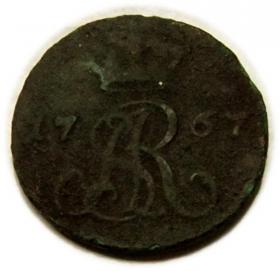 Picture 2 for: Half groschen 1767 Stanislaw August Poniatowski Krakow