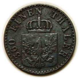 Picture 2 for: 1 fenig 1856 Fryderyk Wilhelm IV Prusy Berlin