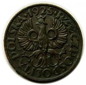 Picture 2 for: 2 grosze 1925 II RP Warszawa