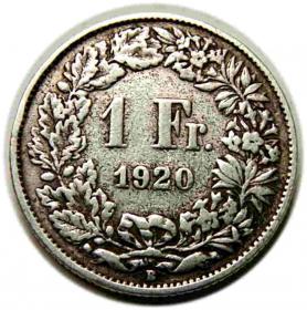 Picture for: 1 frank 1920 Szwajcaria