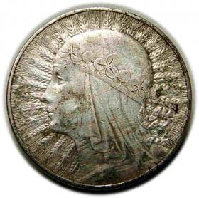 Picture for: 10 zlotych 1933 Head of Woman II Republic of Poland Warsaw