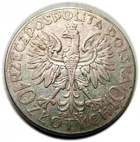 Picture 2 for: 10 złotych 1932 Głowa Kobiety II RP Warszawa
