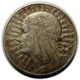 Picture for: 10 złotych 1933 Głowa Kobiety II RP Warszawa