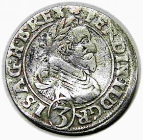 Picture for: 3 krajcary 1625 Ferdynand II Habsburg Wrocław