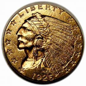 Picture for: 2 1/2 dolara 1926 USA Filadelfia złoto