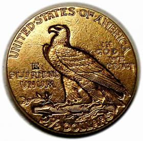 Picture 2 for: 2 1/2 dolara 1926 USA Filadelfia złoto