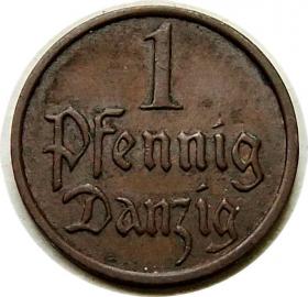 Picture 2 for: 1 pfennig 1937 Free City of Danzig Gdansk