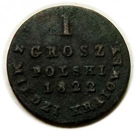 Picture for: 1 grosz 1822 Aleksander I Romanow Królestwo Polskie Warszawa