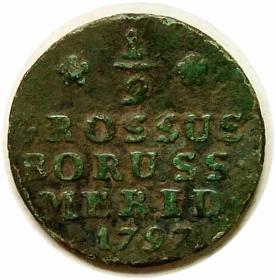Picture for: Półgrosz 1797 Fryderyk Wilhelm II Prusy Południowe Wrocław
