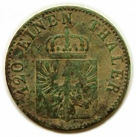 Picture 2 for: 3 fenigi 1865 Franciszek Józef I Niemcy Berlin