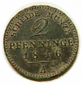 Picture for: 2 fenigi 1846 Ferdynand I Habsburg Niemcy Berlin