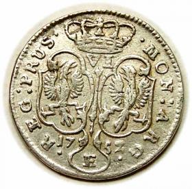 Picture 2 for: Szóstak 1752 Fryderyk II Wielki Prusy Królewiec