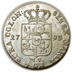 Picture 2 for: Dwuzłotówka / 4 grosze 1793 Stanisław August Poniatowski Warszawa