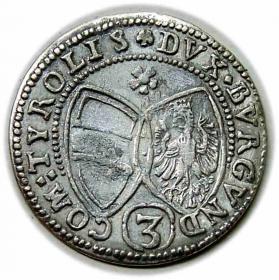 Picture 2 for: 3 krajcary 1639 Ferdynand Karol Austria Hall