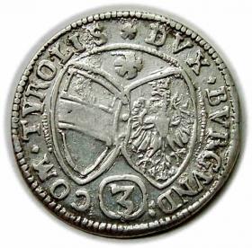 Picture 2 for: 3 krajcary 1642 Ferdynand Karol Austria Hall