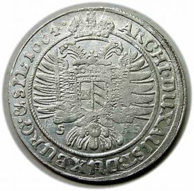 Picture 2 for: 15 krajcarów 1664 Leopold I Habsburg Wrocław