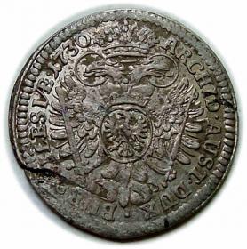 Picture 2 for: 3 krajcary 1730 Karol VI Habsburg Wrocław