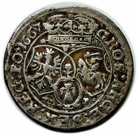 Picture 2 for: Szóstak 1667 Jan Kazimierz Bydgoszcz