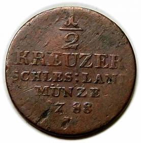 Picture for: 1/2 kreuzer 1788 Frederick William II Wroclaw