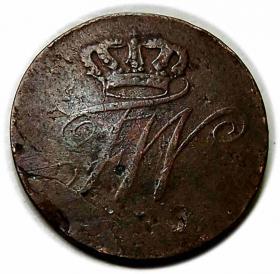 Picture 2 for: 1/2 kreuzer 1788 Frederick William II Wroclaw