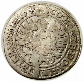 Picture 2 for: 6 groschen 1674 Silvius II Frederick Duchy of Olesnica