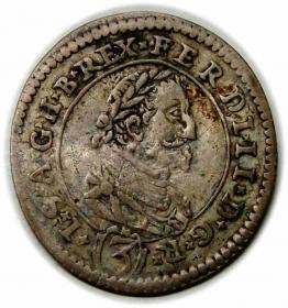 Picture for: 3 krajcary 1626 Ferdynand II Habsburg Austria Graz
