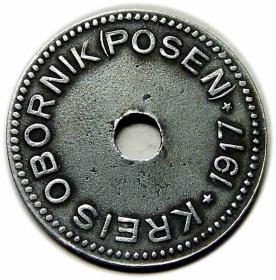 10 pfennig 1917 Oborniki Obornik