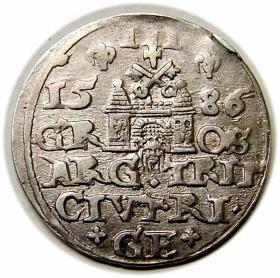 Picture 2 for: Trojak 1586 Stefan Batory Ryga