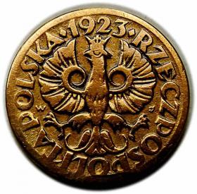 Picture 2 for: 5 groszy 1923 II RP Warszawa