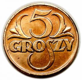 Picture for: 5 groszy 1938 II RP Warszawa