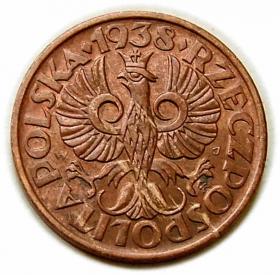 Picture 2 for: 2 grosze 1938 II RP Warszawa