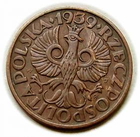 Picture 2 for: 2 grosze 1939 II RP Warszawa