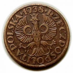 Picture 2 for: 1 grosz 1938 II RP Warszawa