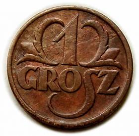 Picture for: 1 grosz 1939 II RP Warszawa