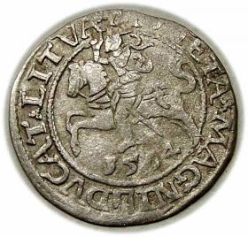 Picture for: Półgrosz 1564 Zygmunt II August Wilno