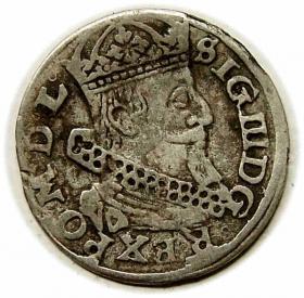 Picture for: Grosz 1627 Zygmunt III Waza Wilno