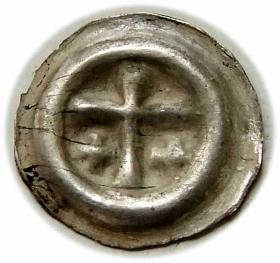 Picture for: Brakteat Latin cross with two small crosses Teutonic Order