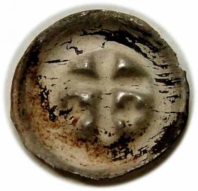 Picture 2 for: Brakteat Latin cross with two small crosses Teutonic Order