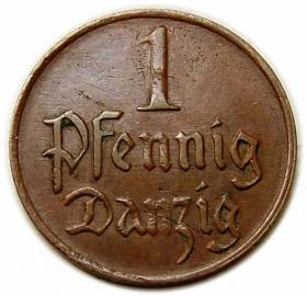 Picture for: 1 fenig 1923 Wolne Miasto Gdańsk Berlin