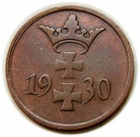 Picture 2 for: 1 pfennig 1930 Free City of Danzig Gdansk