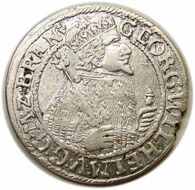 1/4 thaler 1624 George William Duchy of Prussia Krolewiec