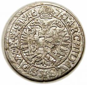 Picture 2 for: 3 krajcary 1670 Leopold I Habsburg Wrocław