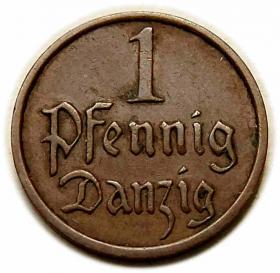 Picture for: 1 pfennig 1937 Free City of Danzig Gdansk