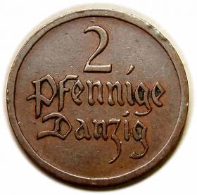 Picture for: 2 pfennig 1926 Free City of Danzig Gdansk Berlin