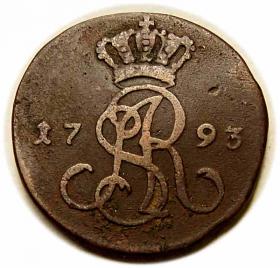 Picture for: Grosz 1793 Stanisław August Poniatowski Warszawa
