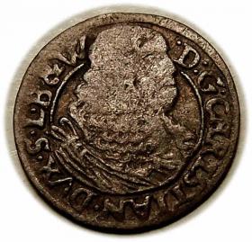 Picture for: 1 krajcar 1669 Chrystian Wołowski Księstwo Brzesko  Legnicko  Wołowskie Brzeg