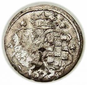 Picture for: Groschel 1673 Luise of Anhalt Duchy of Brzeg  Legnica  Wolow