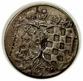 Picture for: Groschel 1673 Luise of Anhalt Duchy of Brzeg  Legnica  Wolow