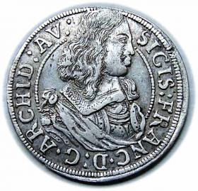 Picture for: 3 kreuzer 1663 Sigismund Francis Austria Tyrol Hall